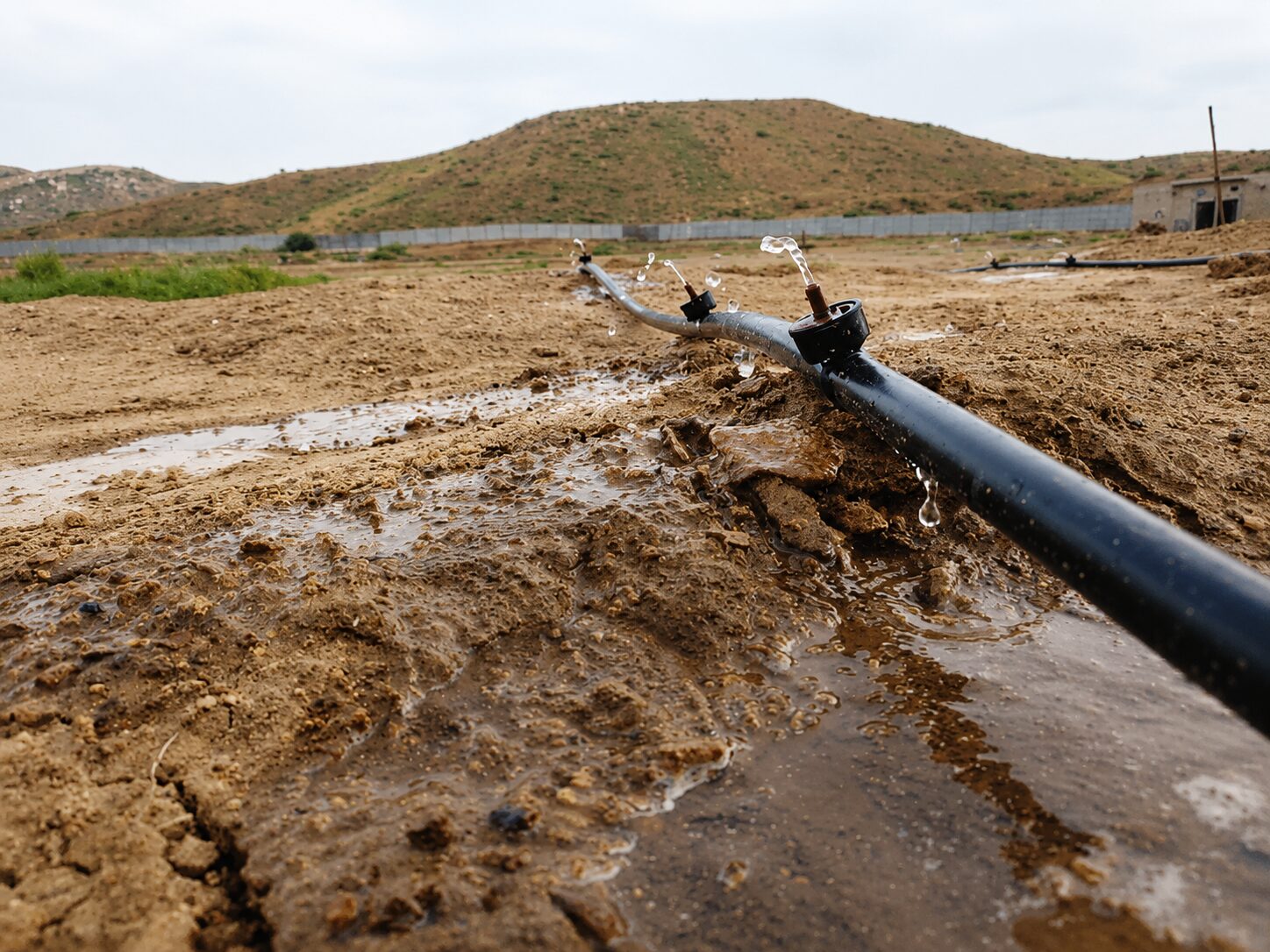 Hub 2 acre farm drip irrigation with sand media and disc filter