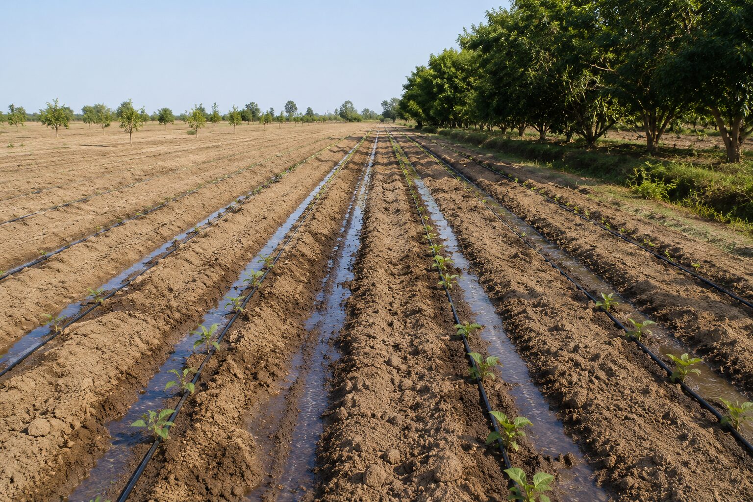 Projects 23 Gadap 2 acre agricultural farm drip irrigation consultation