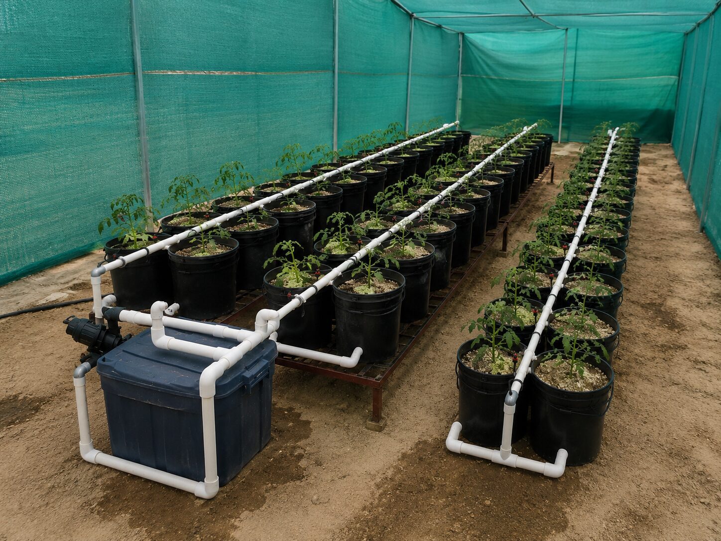 Projects 24 Home hydroponics solar powered automatic drip irrigation consultation