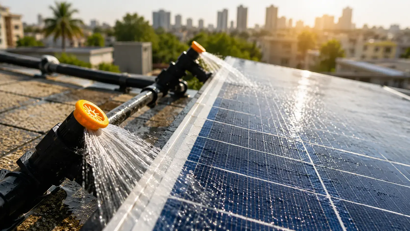 Automatic Solar Panel Cleaning Systems Karachi – Mukhlis Fertigo