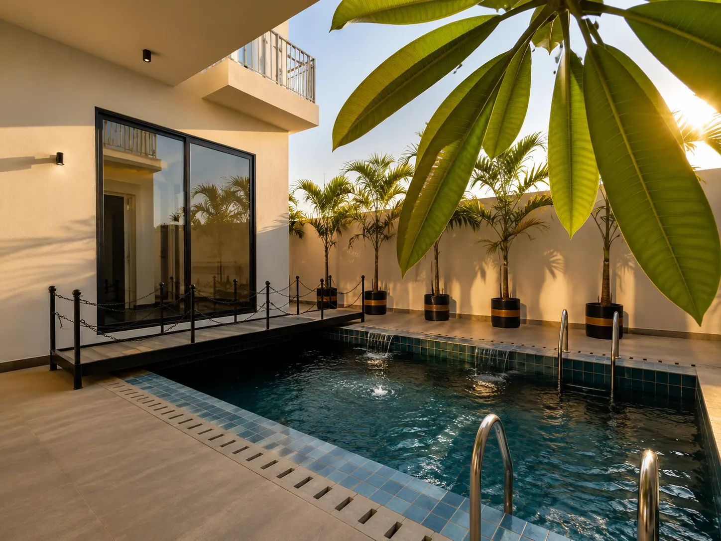 Swimming pool and water feature vendor in DHA Karachi – Mukhlis Fertigo